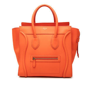Pre-Loved Celine Mini Leather Luggage Tote